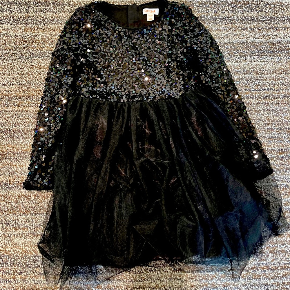 Cat and Jack evening sequence dress. Size is 6/6x